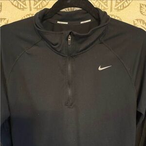 Nike Black Dri-FIT Quarter-Zip Performance Top